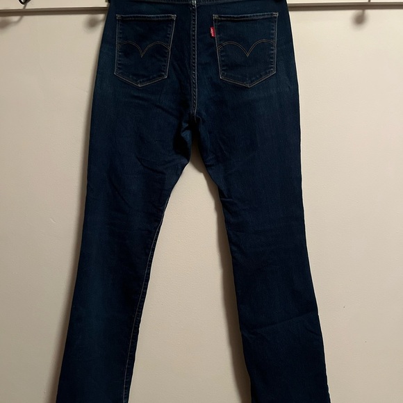 Levi’s jeans Red tag 315 Women's Dark Blue Jeans boot cut - Picture 3 of 4